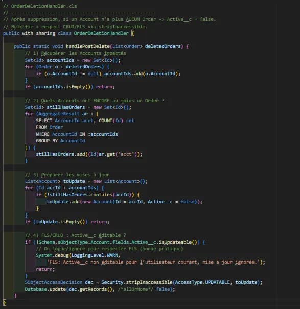 Apex backend development (iDEM Connect)