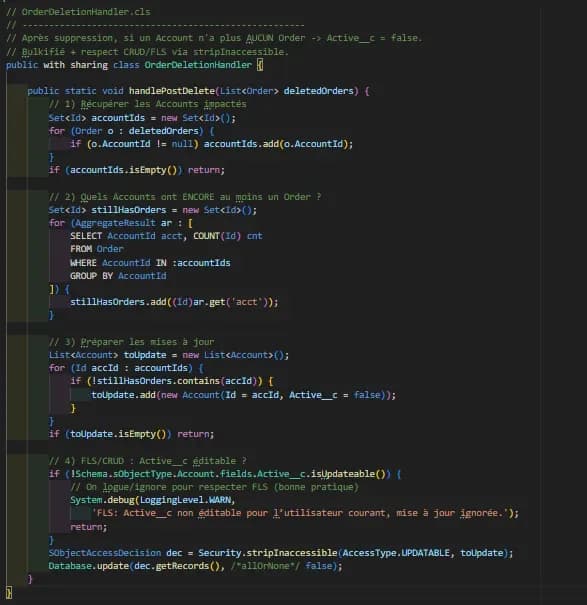 Apex backend development (iDEM Connect)